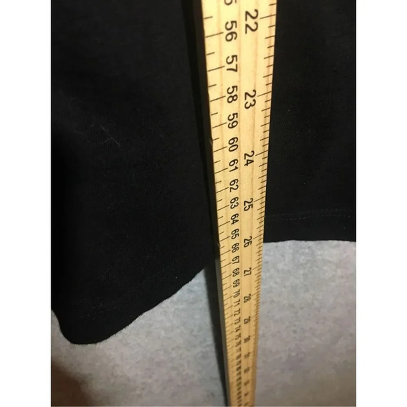 Womens Loft Dress Black V Neck Casual Little Black Dress Capsule Wardrobe Work - Picture 4 of 5